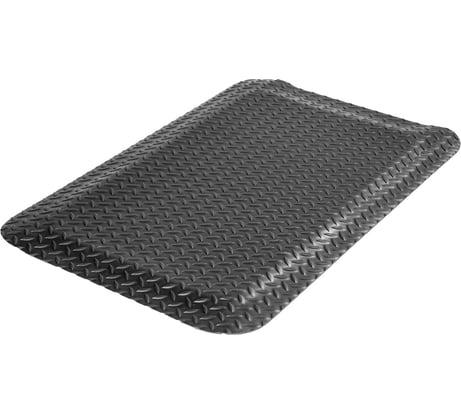 Противоусталостный мат ромбическое рифление цвет черный с черными краями 900х600х14 мм Mehlhose GmbH BMARSF1