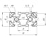 Профиль конструкционный АЛТЕРВИА 45X90, паз 10 A12459010X1100 5