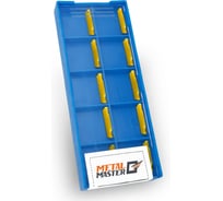 Набор сменных пластин MetalMaster по стали для токарных резцов TiN MGMN200 (10 шт) 23522