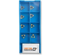 Набор сменных пластин MetalMaster по стали для токарных резцов TiN 08ER A60 (10 шт) 23516