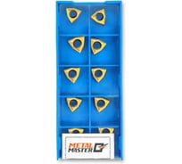 Набор сменных пластин MetalMaster по стали для токарных резцов TiN WCMT050308 (10 шт) 23509