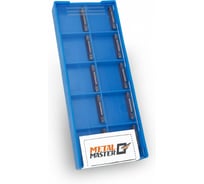 Набор сменных пластин MetalMaster по нержавеющей стали для токарных резцов TiAlN MGMN200 (10 шт) 23523