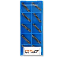 Набор сменных пластин MetalMaster по нержавеющей стали для токарных резцов TiAlN MGMN300 (10 шт) 23525