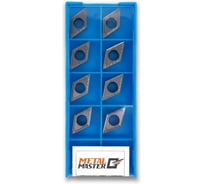 Набор сменных пластин MetalMaster по нержавеющей стали для токарных резцов TiAlN DCMT11T304 (10 шт) 23507