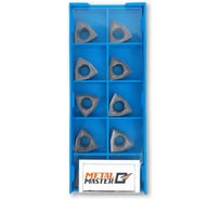 Набор сменных пластин MetalMaster по нержавеющей стали для токарных резцов TiAlN WCMT06T304 (10 шт) 23515