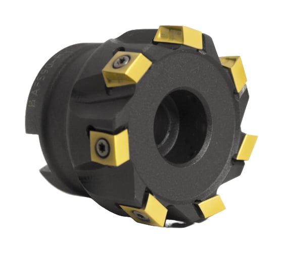 Фреза торцовая Русский Инструмент 50 с механическим креплением тангенциально расположенных 4гранных пластин LNHQ 0904 Z=7 dпос=22мм AF590-R050.09.07.A22 NOX ri.195.310 1