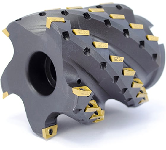 Фреза торцово-цилиндрическая насадная Русский Инструмент 80x40x60 кукуруза с механическим креплением 4гранных пластин APKT 11T304 Z=5 dпос=32 СОЖ AH290-R080.040.05.A32.C ri.30 ri.300.104 1