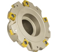 Фреза трехсторонняя Русский Инструмент 125х12х40 с механическим креплением 4гранных пластин с тангенциальным креплением ZNHX 06 Z=10 (2х5) с фланцем AS490-R125.12.05.B40 ri.181.341