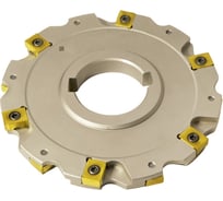 Фреза трехсторонняя Русский Инструмент 125х8х40 с механическим креплением 4гранных пластин с тангенциальным креплением ZNHX 04 Z=12 (2х6) AS490-125.08.06.D40 ri.181.283