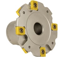 Фреза трехсторонняя Русский Инструмент 80х8х22 с механическим креплением 4гранных пластин с тан. креплением ZNHX 04 Z=8 (2х4) с фланцем AS490-R080.08.04.A22 ri.181.323