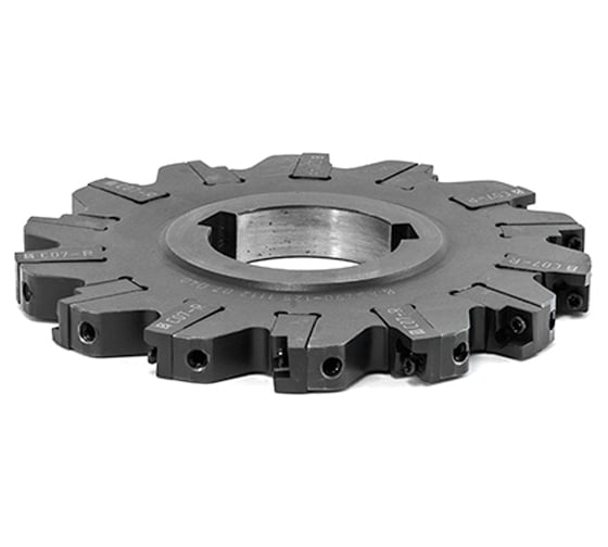 Фреза трехсторонняя Русский Инструмент 100х16-19х32 с механическим креплением 4гранных пластин SPMT 120408 Z=8 (2х4) AS290-100.1619.04.D32 ri.181.48 1