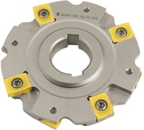 Фреза трехсторонняя Русский Инструмент 80х8х22 с механическим креплением 4гранных пластин с тан. креплением ZNHX 04 Z=8 (2х4) AS490-080.08.04.D22 ri.181.267