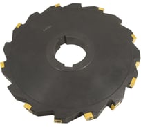 Фреза трехсторонняя Русский Инструмент 250х25х60 с механическим креплением тангенциально расположенных 4гранных пластин CNHQ 1606 Z=16 (2х8) AS390-250.25.08.D60 NOX ri.181.255