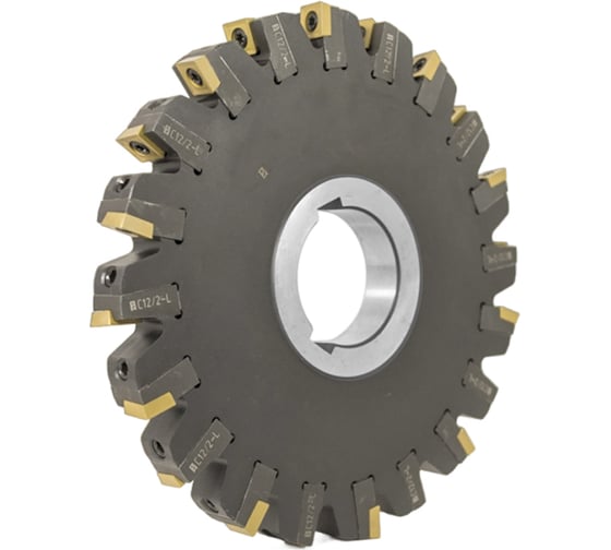 Фреза трехсторонняя Русский Инструмент 200х19-22х50 с механическим креплением 4гранных пластин SPMT 120408 Z=20 (2х10) AS290-200.1922.10.D50 ri.181.57 1