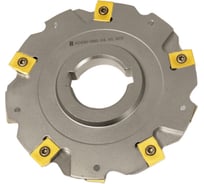 Фреза трехсторонняя Русский Инструмент 80х4х22 с механическим креплением 4гранных пластин с тан. креплением ZNHX 02 Z=10 (2х5) AS490-080.04.05.D22 ri.181.263