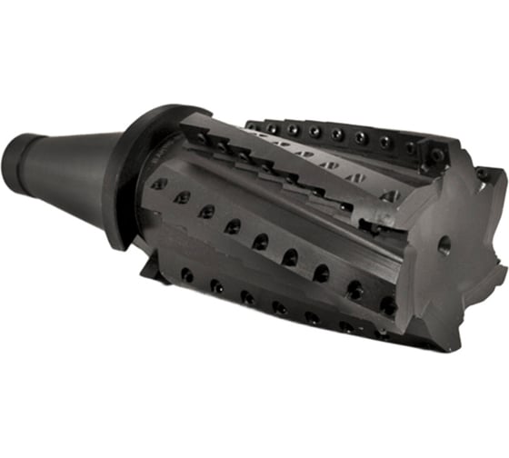 Фреза торцово-цилиндрическая Русский Инструмент 100x150x320 кукуруза с механическим креплением 4гр пл-н ZPCW 2004APTR, SPCW 1204APTN Z=6 к/х исп1 конус 7:24 50 AH190-R ri.300.126 1