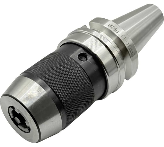 Патрон сверлильный TORNERI самозажимной ПСС 16 (1.0-16.0), с хвостовиком BT40, тип BT40-APU16-115 Т027213 1