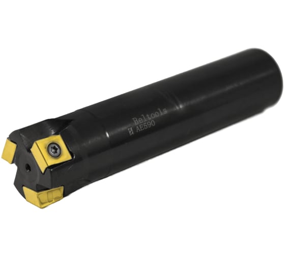 Фреза концевая Русский Инструмент 40 с механическим креплением тангенциально расположенных 4гр пл-н LNHQ 1206 Z=3 ц/х=32 AE590-R040.12.03.d32 ri.193.281 1