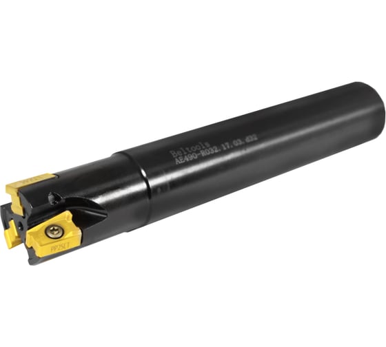 Фреза концевая Русский Инструмент 40 с механическим креплением 4гр пл-н LNKX 17T6 Z=3 ц/х=32 L=200 AE490-R040.17.03.d32.M ri.193.293 1