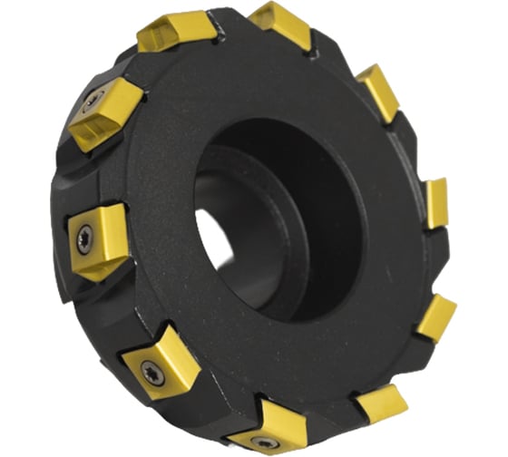 Фреза торцовая Русский Инструмент 100 с механическим креплением тангенциально расположенных 4гр пл-н LNHQ 1206 Z=10 dпос=32мм AF590-R100.12.10.B32 NOX ri.195.316 1