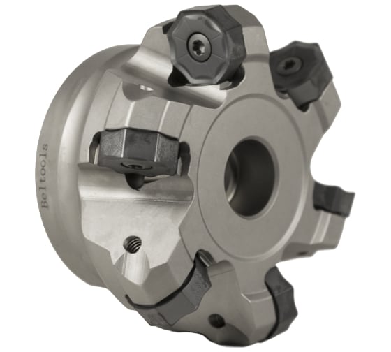 Фреза торцовая Русский Инструмент 80 с механическим креплением 8гр пл-н ONKU 0706 Z=6 dпос=27мм AF143-R080.04.06.A27 ri.479.16 1