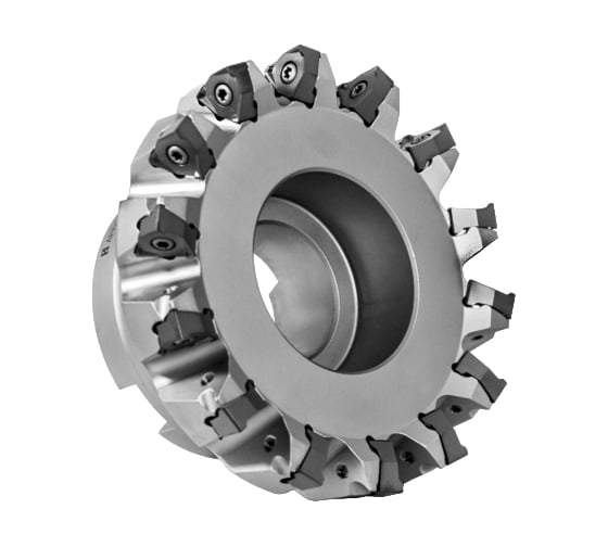 Фреза торцовая Русский Инструмент 125 с механическим креплением 6гр пл-н XNHU 0806 Z=14 dпос=40мм AF690-R125.07.014.B40 ri.195.353 1