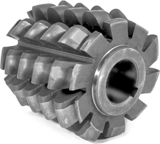 Фреза червячная для зубьев звездочек Beltools t=15,875 dр=10,16 B Р6М5 (2523-0139) 90x80x32 (3гр.46 мин.) 3718 Z=10 исп2 ri.188.92 1