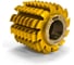 Фреза червячная для шлицевых валов Beltools М2,5 A Р6М5 2520-0676 30гр. (2гр.10 мин.) 71x63x27 мм износостойкое покрытие тип 1 ГОСТ 6637-80 ri.186.130 1