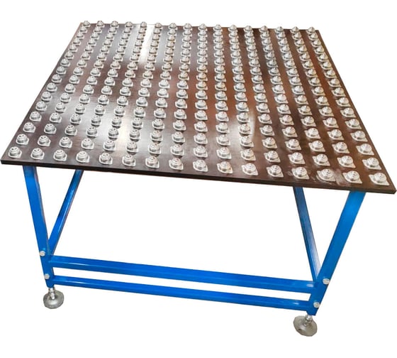 Шариковый стол СЗЦМ 700х700, H-650-1100, 99 шар, г/п 400кг 00-00008347 1