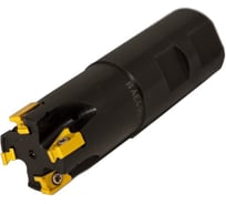 Фреза концевая Русский Инструмент 32 с механическим креплением 4гранных пластин LNKX 1204 Z=4 ц/х Weldon=32 СОЖ AE490-R032.12.04.W32.C NOX ri.193.230