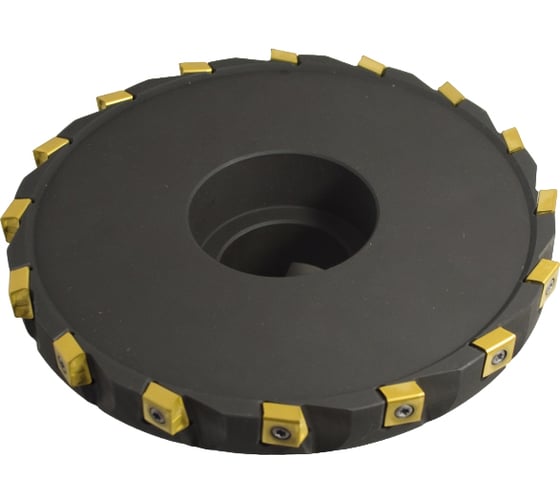 Фреза торцовая Русский Инструмент 200 с механическим креплением тангенциально расположенных 4гранных пластин LNHQ 1206 Z=16 dпос=50мм AF590-R200.12.16.B50 NOX ri.195.321 1