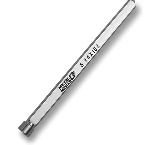 Штифт-выталкиватель для сверл корончатых MetalMaster 6.34х103 мм 12-65 H50 Weldon19 23625 1