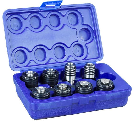 Набор резьбонарезных головок HEDEN к ETM-16/PTM-16, GTM12, М3-М16, DIN, 8 шт., арт. 501.002 1