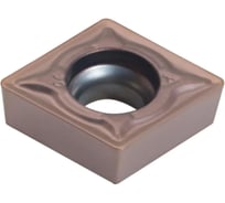 Пластина твердосплавная AHNO ISO CCMT060204-PFA APM10C по жаропроч. и нерж.стали, чистовая (упаковка 10шт) ah40601у