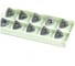 Пластина для сверла DESKAR WCMX040208 MF LF6018S (в упаковке10 шт) 00-00051863 1
