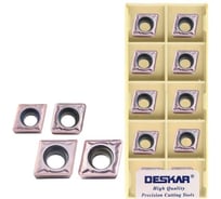 Пластина для точения DESKAR CCMT09T308 MP LF6018 10 шт 00-00051915