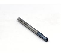 Фреза концевая твердосплавная KORNOR 4х8х50 Z2 ц/х-4мм HRC45 AlTiN (круглый торец) 45204080502