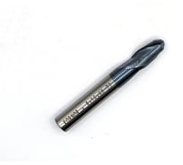 Фреза концевая твердосплавная KORNOR 8х16х60 Z2 ц/х-8мм HRC45 AlTiN (круглый торец) 45208160602