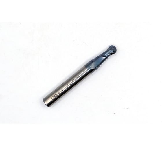 Фреза концевая твердосплавная KORNOR 5х10х50 Z2 ц/х-6мм HRC45 AlTiN (круглый торец) 45205100502 1