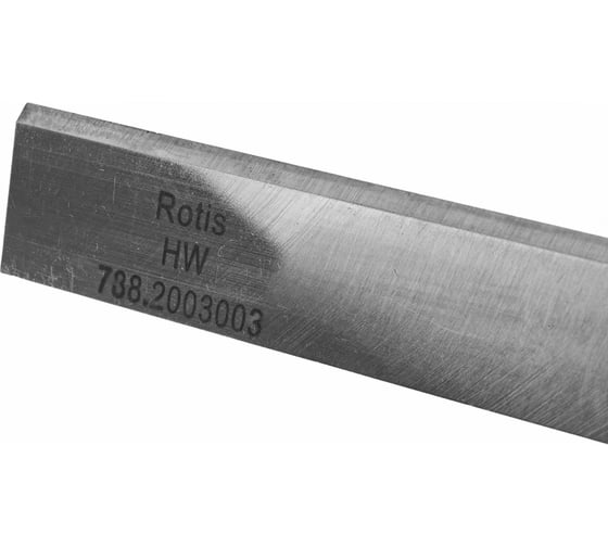 Нож строгальный с HW напайкой (200x30x3 мм) ROTIS 788.2003003