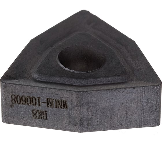 Пластина WNUM-100608 02114 ВК8/YG8 трёхгранная ломаная со стружколомом CNIC 54553 1