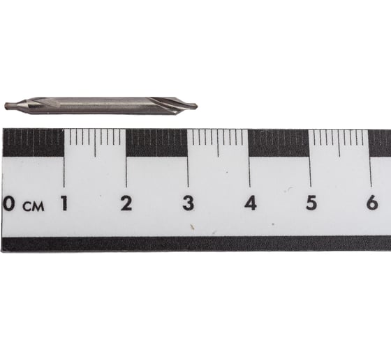 Сверло центровочное шлифованное 2317-0102 (1.25x2.2x3.15x33.5 мм; тип A; Р6М5; ГОСТ 14952-75) ИНСТУЛС 00001238186