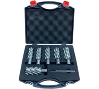 Набор сверл корончатых по металуу AT-S HSS L=55 d=25,27,29,31,33,35, Weldon19, 6.34x103 N-HSS25-35L55-1