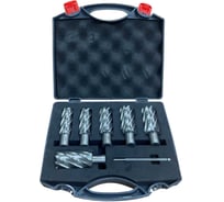 Набор сверл корончатых по металуу AT-S HSS L=55 d=24,26,28,30,32,34, Weldon19, 6.34x103 N-HSS24-34L55-1