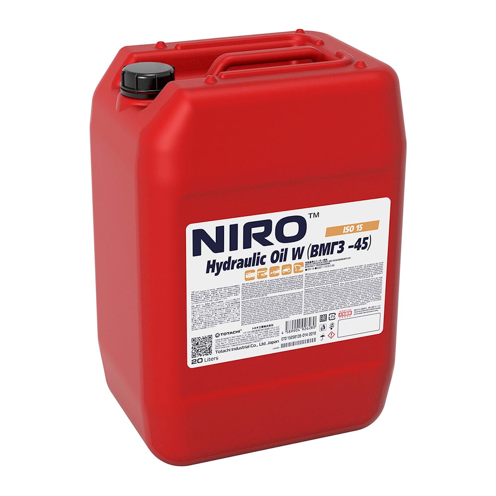 Масло гидравлическое минеральное зимнее NIRO Hydraulic Oil W (ВМГЗ -45 ...