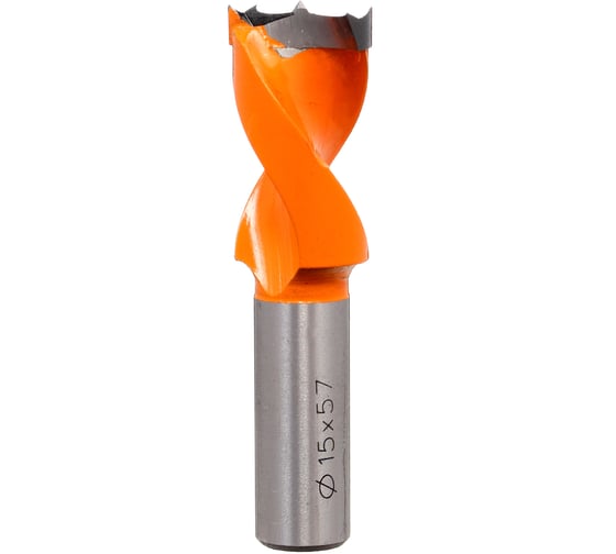 Сверло чашечное Премиум HW 15x57 мм, S10x20 мм, LH Greatwood TL00001043