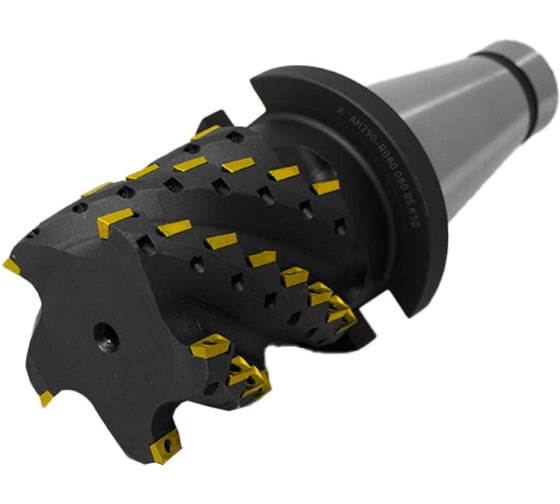 Фреза торцово-цилиндрическая Русский Инструмент 80x80x245 кукуруза с механическим креплением 4гр пл-н APKT 11T304 Z=5 к/х исп1 конус 7:24 50 AH290-R080.080.05.K50 ri.300.49