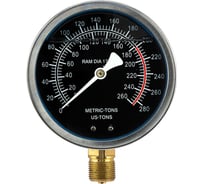 Манометр Rockforceдля пресса гидравлического 200т RF-0500-9-M(62020)