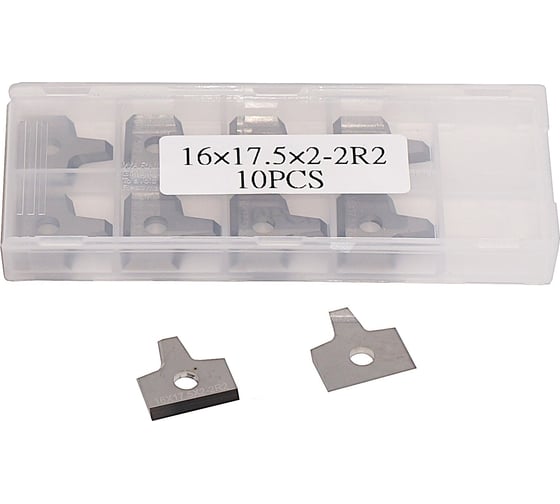 Нож профильный сменный квадратный FHONK 16х17.5x2-R2 HW (упаковка 10шт) 161752R2FK07-10 1