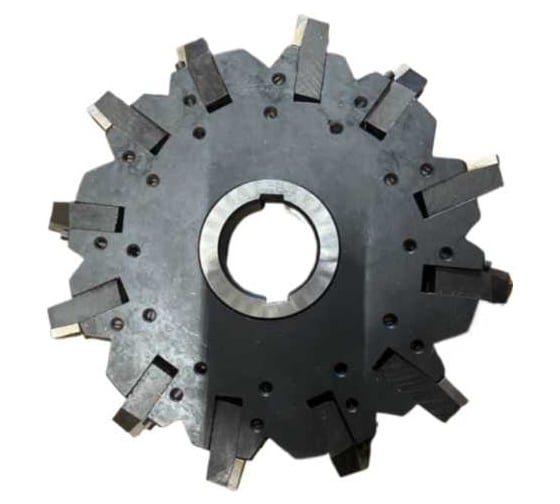 Фреза дисковая 3-х ст. с механич. креплением пластин ИНСТУЛС 200х19-22х50 Z-2х6 3-х гр МС137 2241-0762 ГОСТ 28437-90 00001879876 1